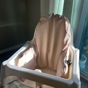 White and Cream High Chair